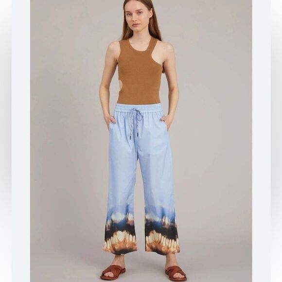 Munthe Vouce Pants Blue Tye Dye 34=M - Picture 1 of 10